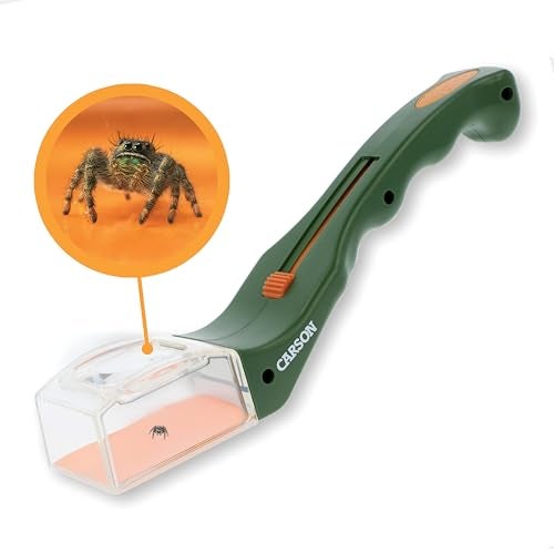 Carson BugView 5X Magnifying Glass QuickRelease Bug Catcher Indoor and Outdoor Tool for Kids or Adults HU10 - Image 1