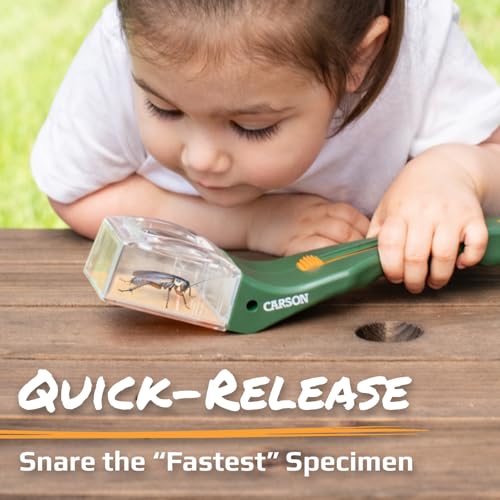 Carson BugView 5X Magnifying Glass QuickRelease Bug Catcher Indoor and Outdoor Tool for Kids or Adults HU10 - Image 5