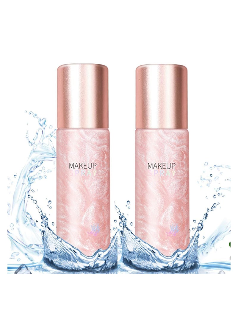KASTWAVE 2PCS Makeup Spray Makeup Setting Spray, 120ml Makeup Finishing Spray,Lasting Moisturizing, Waterproof, Oil-control and Hydrating spray,Hold the Look of Make-up All-day - Image 1