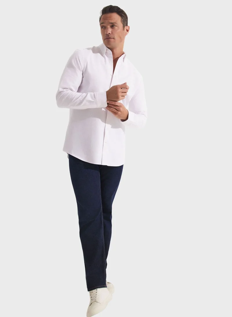 JUNE Striped Button Down Regular Fit Shirt Shirt