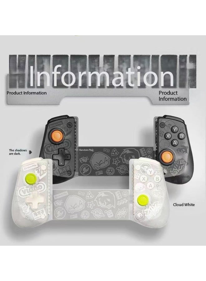 general Classic Stretching Gamepad X5s Zenless Zone Zero Collaboration Edition Bluetooth Gaming Controller for Switch 2/Switch/Android/iPhone/iPad mini/PC with Hall Effect Joystick/Analog Triggers, HD Vibration, 6-Axis Gyro, Swappable ABXY Buttons, Turbo Function, 840mAh Battery, Lightweight 174g, Compatible Device Length: 105-213mm/4.13-8.39in, Ergonomic Phone Controller - Image 3