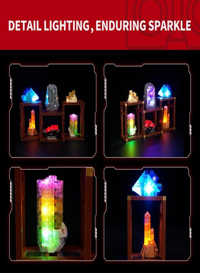 BRIKSMAX 2.0 Light Kit Compatible with Lego Ideas Mineral Collection 21362 Building Sets- LED Lighting Kits (Accessories Only), Cable-Hiding Tech for Display, Gifts & Collectors - Image 3