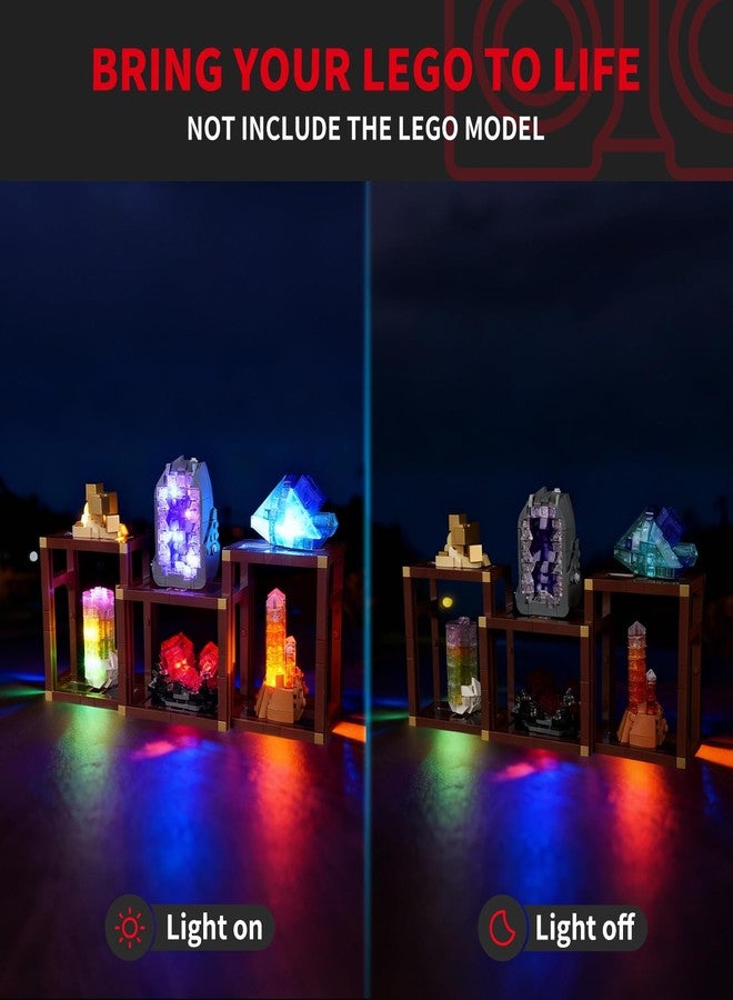 BRIKSMAX 2.0 Light Kit Compatible with Lego Ideas Mineral Collection 21362 Building Sets- LED Lighting Kits (Accessories Only), Cable-Hiding Tech for Display, Gifts & Collectors - Image 2