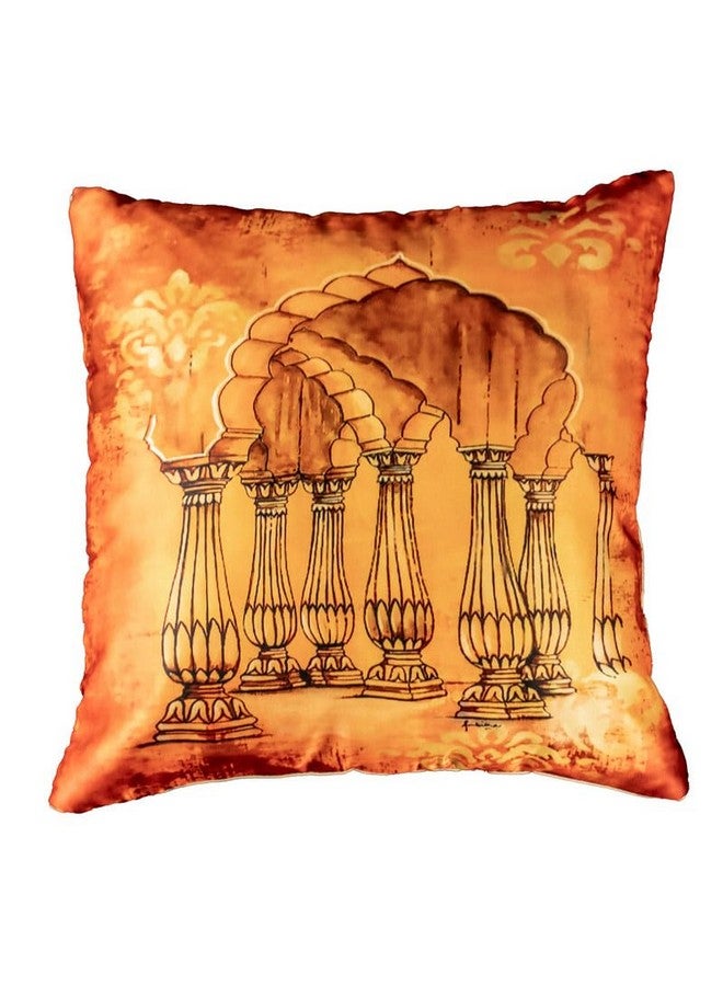 Vendola Vendola Decorative Satin 250TC Sofa Cushion Pillow Covers, Multicolor, Set of 5 Ethnic Cushion Covers(Vivid,20x20 Inches) - Image 4