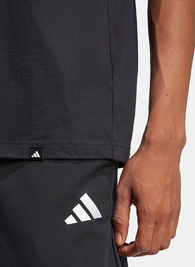Adidas Lounge Slides Graphic Pocket T-Shirt - Image 5