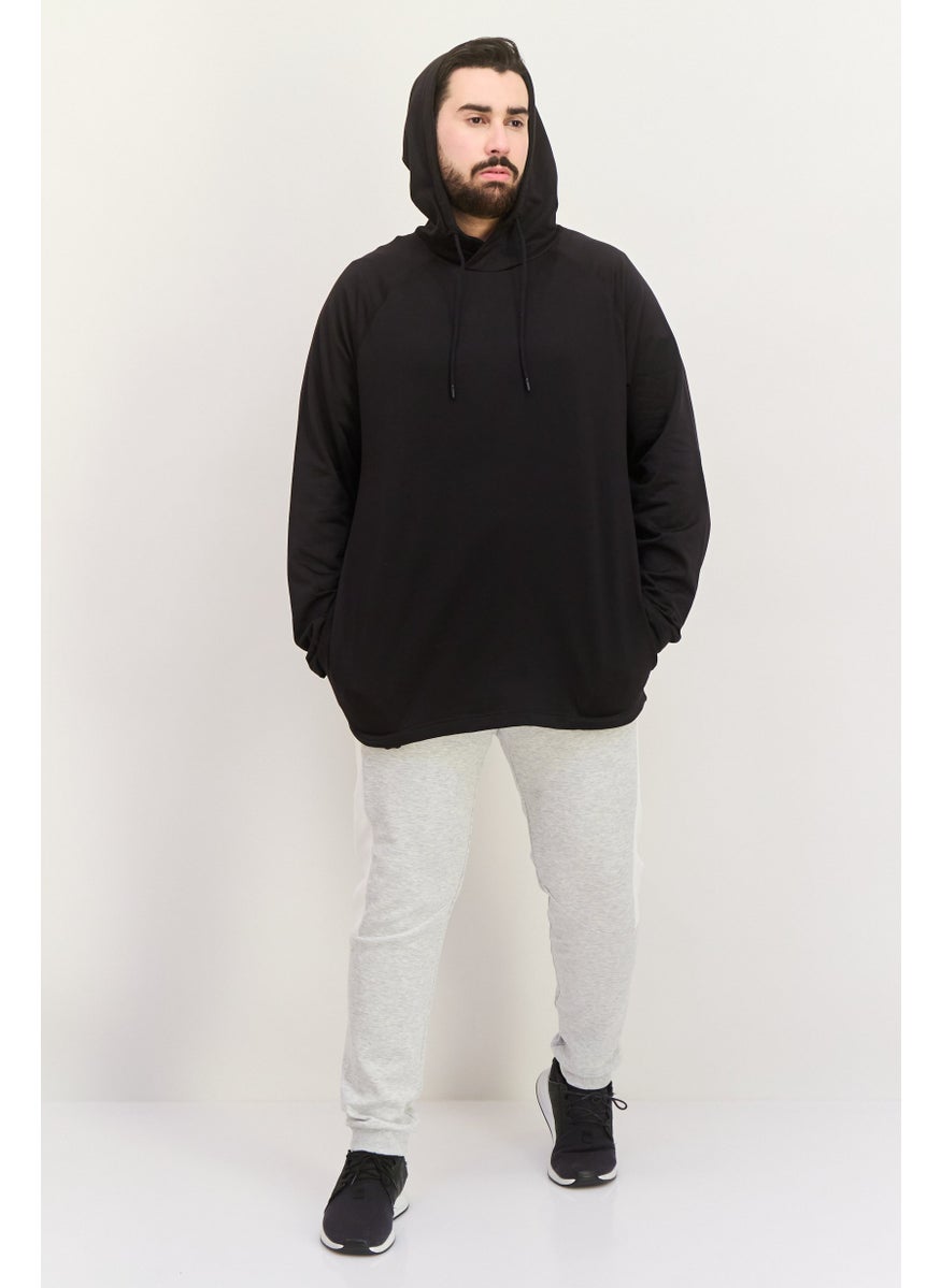 Gaiam Men Slim Fit Long Sleeve Training Hoodies, Black  - Image 4