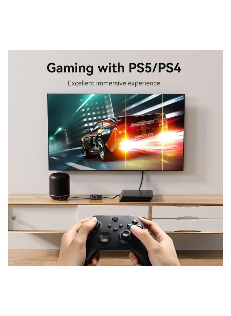 SYOSI USB Sound Card, Virtual 7.1 Channel USB Sound Card Adapter, , External Stereo Sound Card with Volume Control, USB to 3.5mm Jack Audio Adapter for Windows, Mac, Laptop, Headset, Switch and More - Image 2