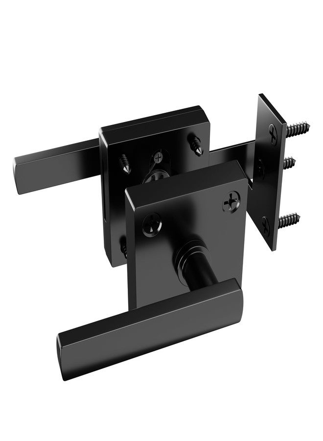 HILLMASTER Double Sided Gate Latch for Wooden Fence,Heavy Duty Swinging Door Latch Two Sided Gate Door Latch for Outdoor Fence,Self Locking Gate Latch Gate Hardware for Wood Gates,Pool,Backyard,Garden - Image 1