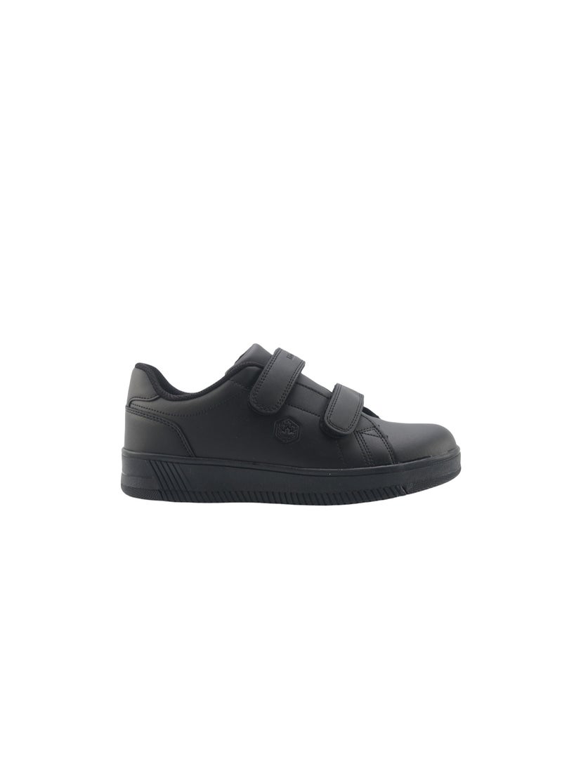 Lumberjack Unisex Kids School Shoes Black Double Hook & Loop Strap Lightweight School Sneakers for Boys & Girls - Image 2