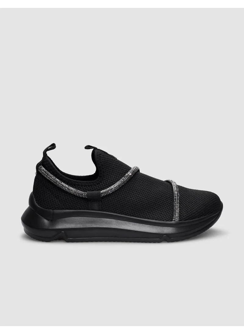 كاباني Knitwear Black Women's Sports Shoes