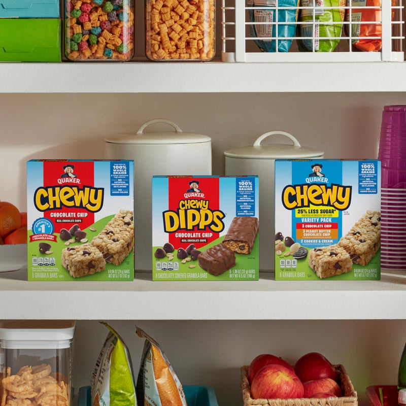 Quaker Chewy Granola Bars, Chocolate Chip, 58 Count - Packaging May Vary - Image 5