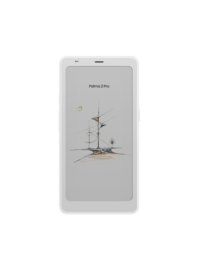 BOOX Palma 2 Pro Color E-Ink eReader 6.13", Kaleido 3 Display, Android 15, 8GB RAM, 128GB Storage, 5G Data SIM Support, Stylus Compatible, GPS, WiFi Bluetooth Portable Distraction-Free Reader White - Image 1
