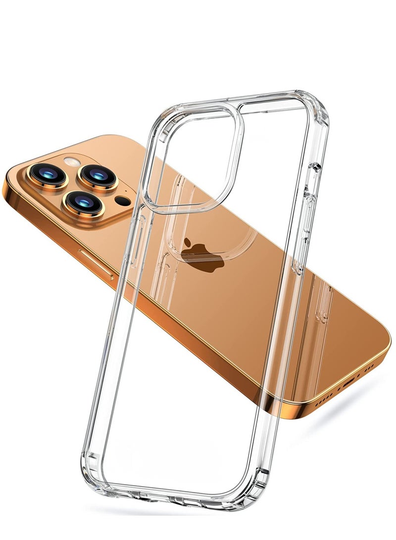 ELTRAZONE Crystal Clear Designed for iPhone 14 Pro Max Case, Upgraded [Anti-Yellowing] [Drop Protection] Shockproof Protective Phone Case, Slim Thin Cover Case for iPhone 14 Pro Max 6.7“ 2022, Clear - Image 1