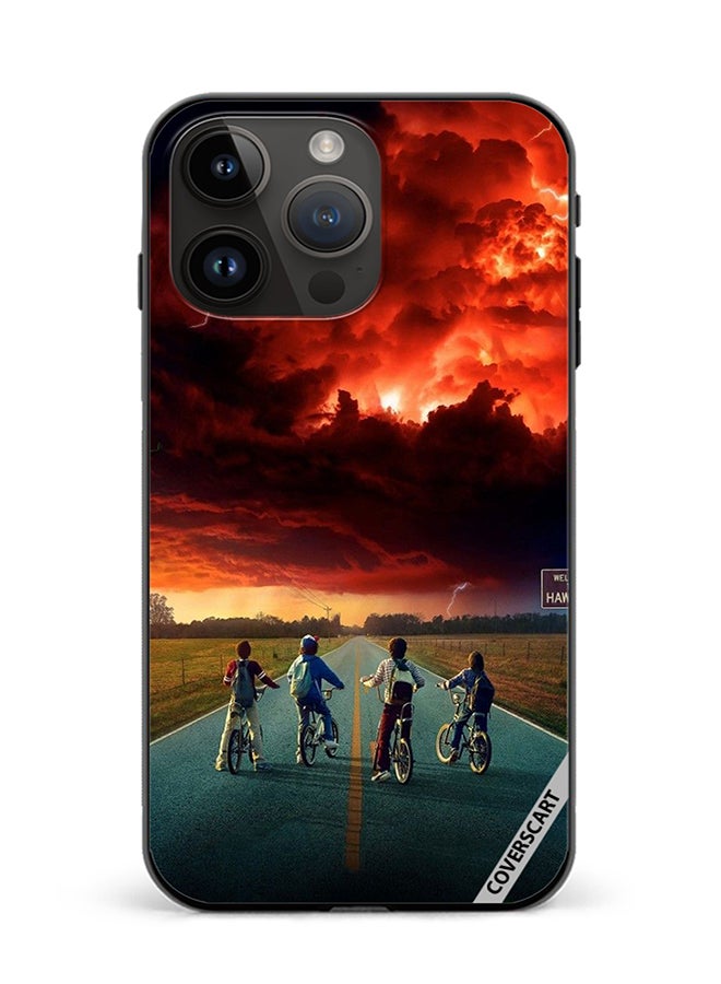 COVERSCART Protective Case Cover For Apple iPhone 12 Pro Stranger Things Design Multicolour