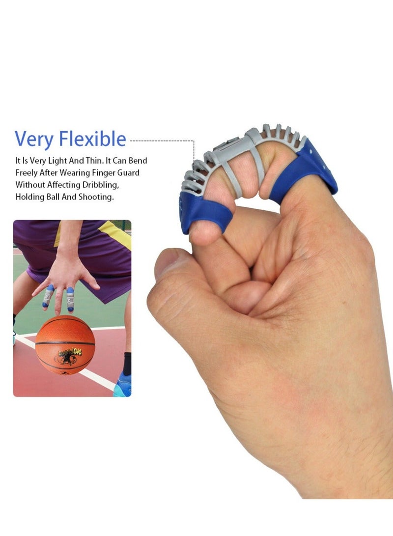 2Pcs Order M Size Up, Finger Splint Brace, Hollow Out Type Finger Brace Sleeve For Basketball Sports, Decrease Pressure Finger Support Tape - Image 4