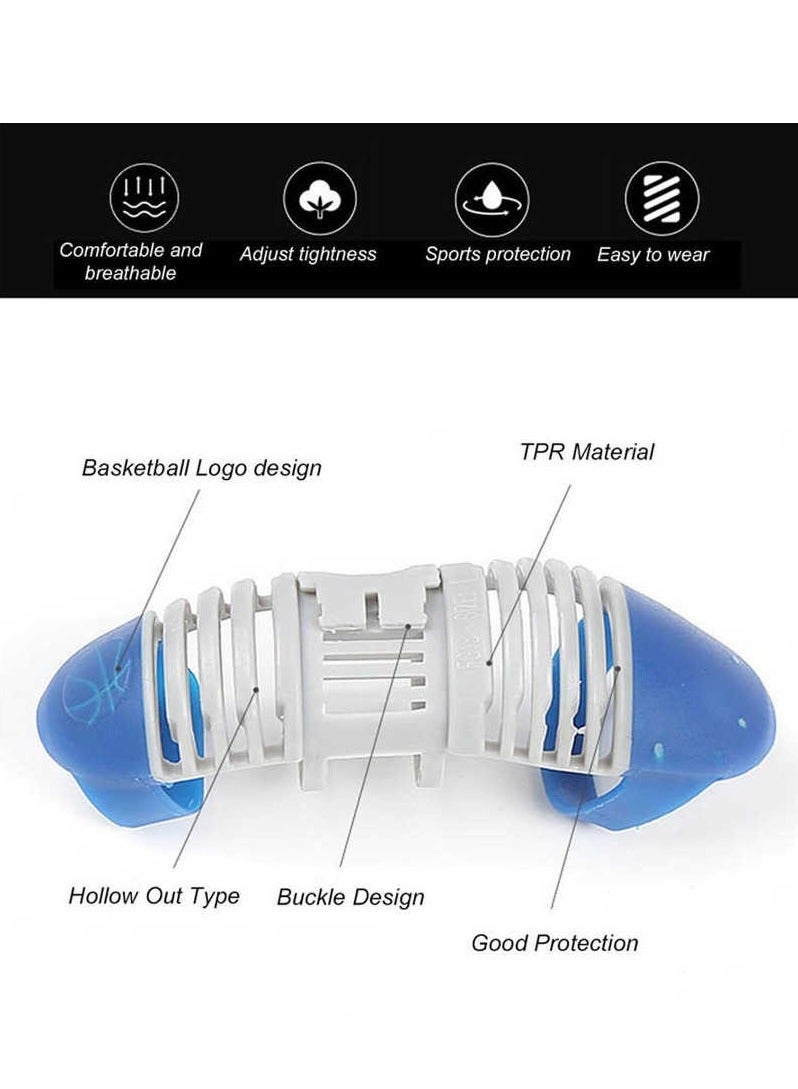 2Pcs Order M Size Up, Finger Splint Brace, Hollow Out Type Finger Brace Sleeve For Basketball Sports, Decrease Pressure Finger Support Tape - Image 2