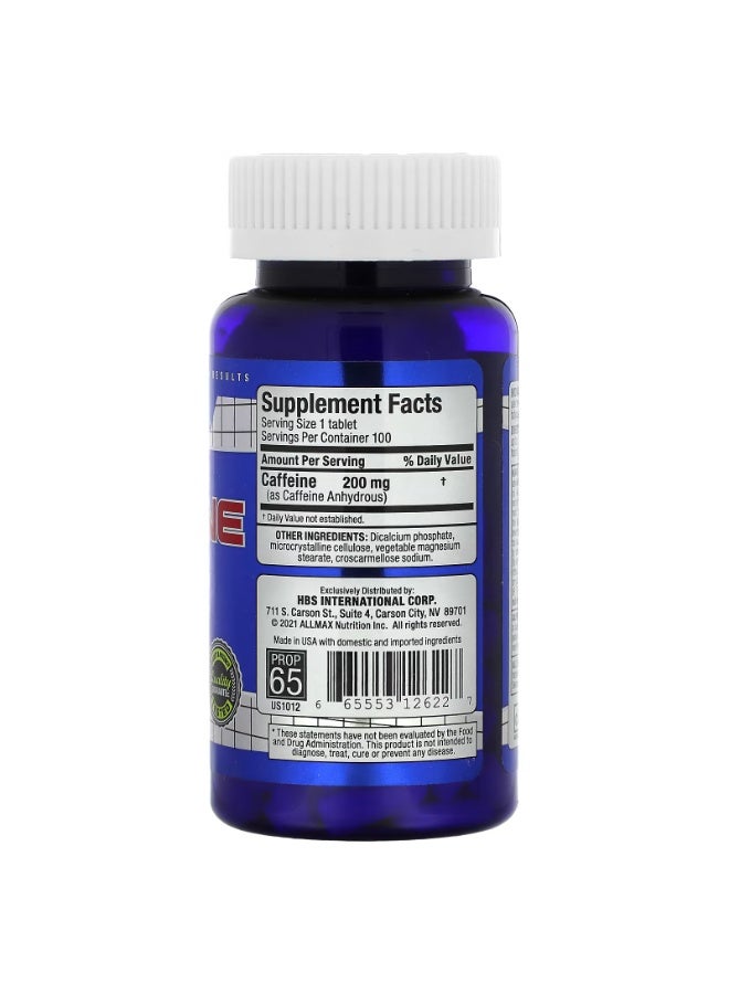 أول ماكس خط إنتاج العناصر الأساسية، كافيين 200 ملجم، 100 قرص - Image 2