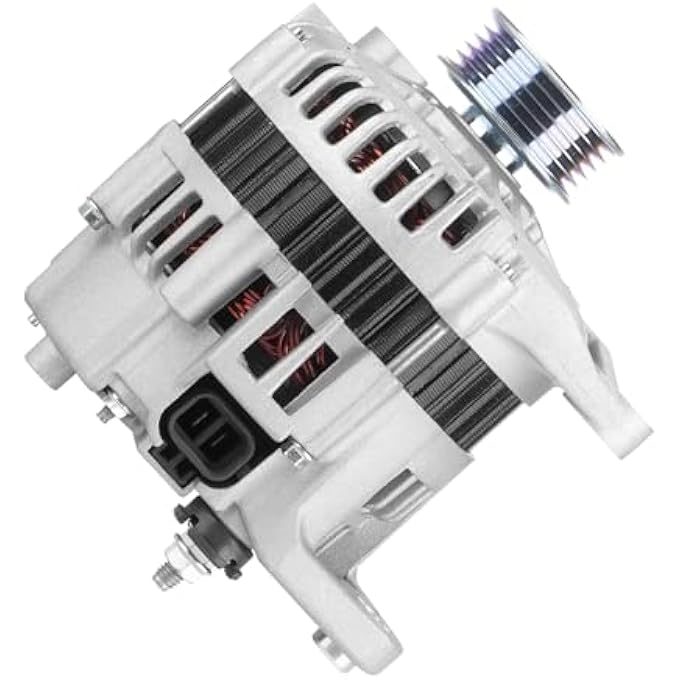 SEHNSUCHT Alternator Replacement New Compatible with Nissan Frontier 3.3L 1999-2002, for Nissan Xterra 3.3L 2000-2002, 12V, CW, 80Amp, IR/IF, Replace for 23100-4S100, 400-44104, 12036 - Image 1