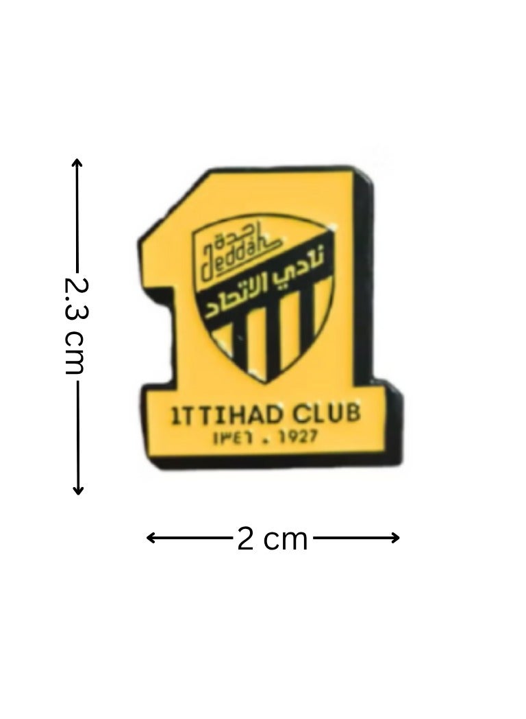 Al ittihad club logo Metal Sticker for Mobile or Any Smooth Surface 2.3 CM  - Image 2