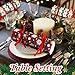 Xinnun 50 Packs Christmas Cracker Kit No Snap Xmas Party Table Favors Snowflake Reindeer DIY Christmas Party Cracker Candy Boxes for Holiday Dinner Decoration Gift Ripple Style - Image 4