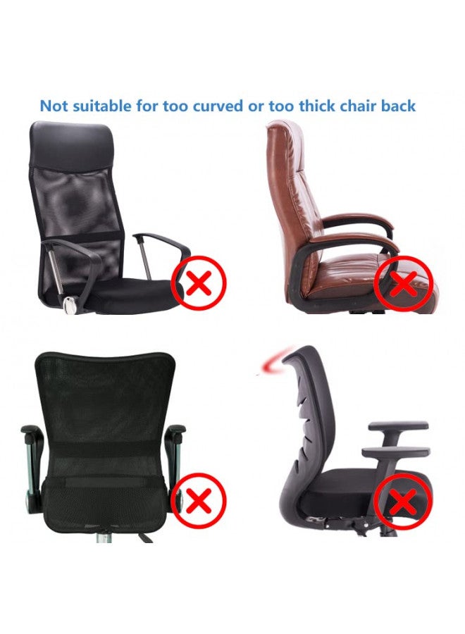 Ecosi Office Chair Headrest Attachment Universal, Head Support Cushion for Any Desk Chair, Elastic Sponge Head Pillow for Ergonomic Executive Chair, Adjustable Height & Angle Upholstered, Chair Not Included - Image 4