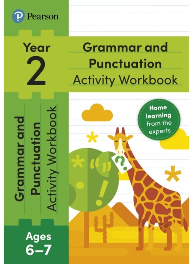 Pearson Learn at Home Grammar Punctuation Activity Workbook Year 2 - Paperback