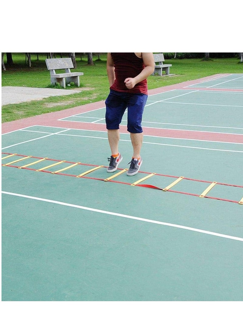 Generic Agility ladder speed training equipment soccer fitness 12 rung 6 meters  - Image 4