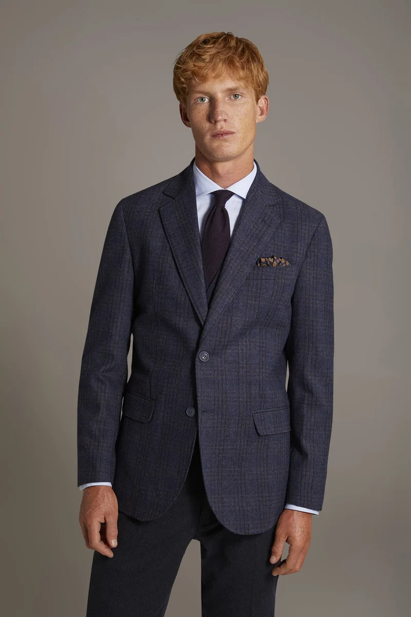 Single-breasted jacket - Blue