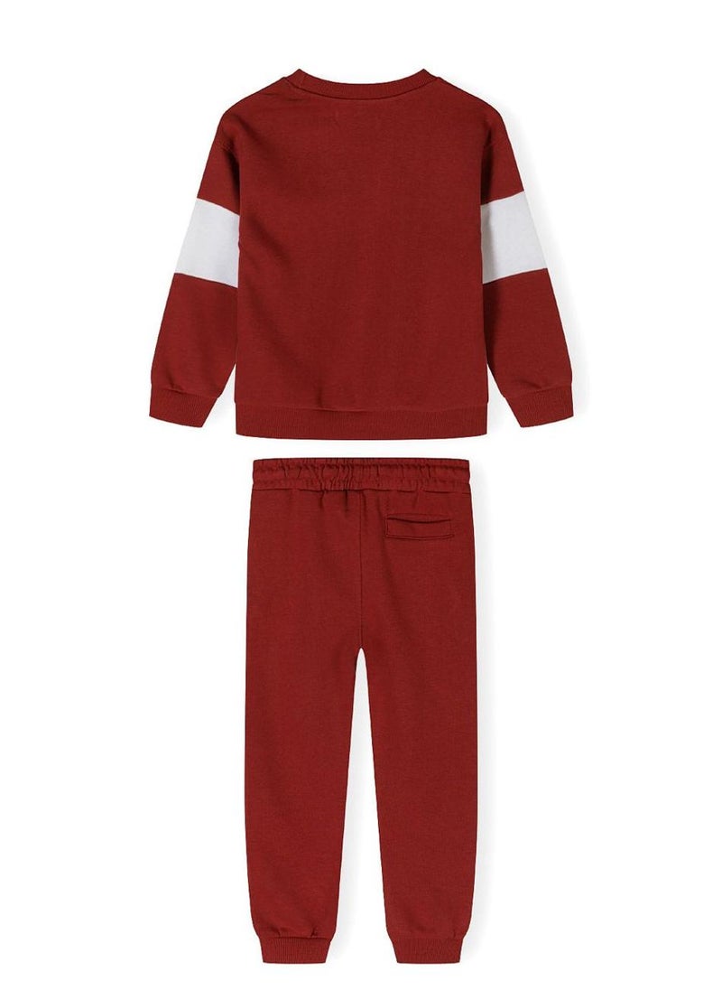 MINOTI Boys Kids Tracksuit with Print – 2 Piece Set  - Image 3