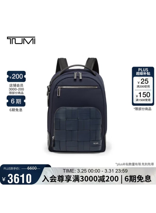 Tumi Harrison Men's Backpack Outdoor Travel Sports Casual Large Capacity Laptop Bag Blue Gift - Image 1
