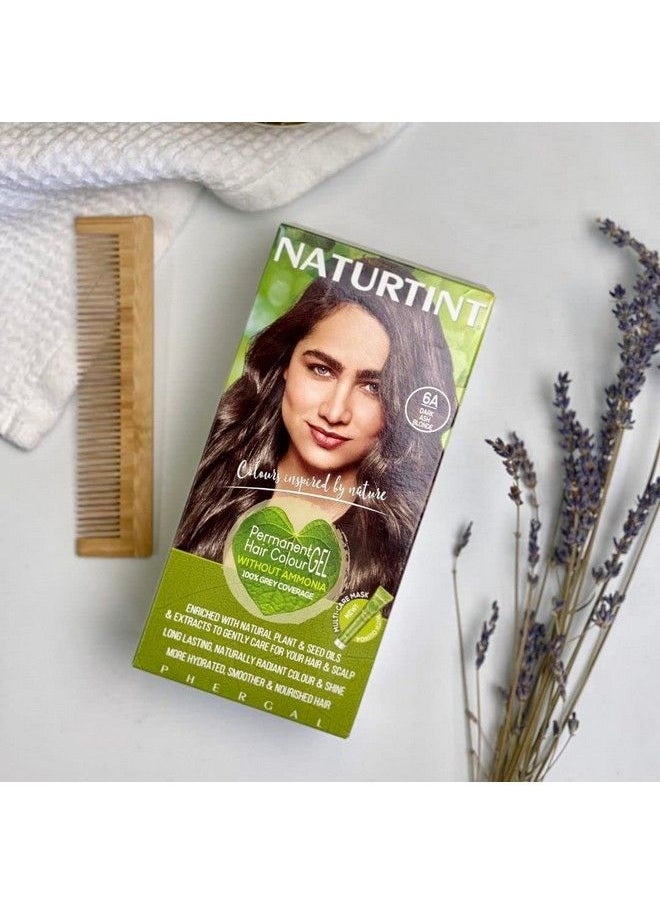 NATURTINT Permanent Hair Color 6A Dark Ash Blonde (Pack Of 1) Ammonia Free Vegan Cruelty Free Up To 100% Gray Coverage Long Lasting Results  - Image 3