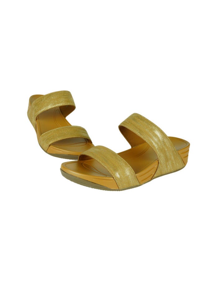 Michelle Morgan - 092-2627 Michelle Morgan Ladies Wedge Sandals Camel 214RJ911 - Image 1