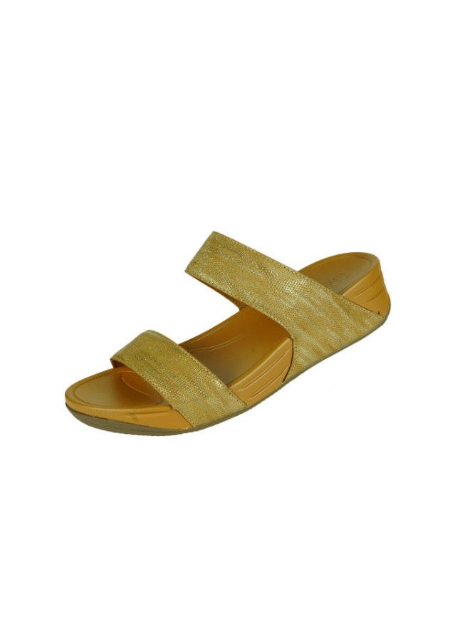 Michelle Morgan - 092-2627 Michelle Morgan Ladies Wedge Sandals Camel 214RJ911 - Image 1