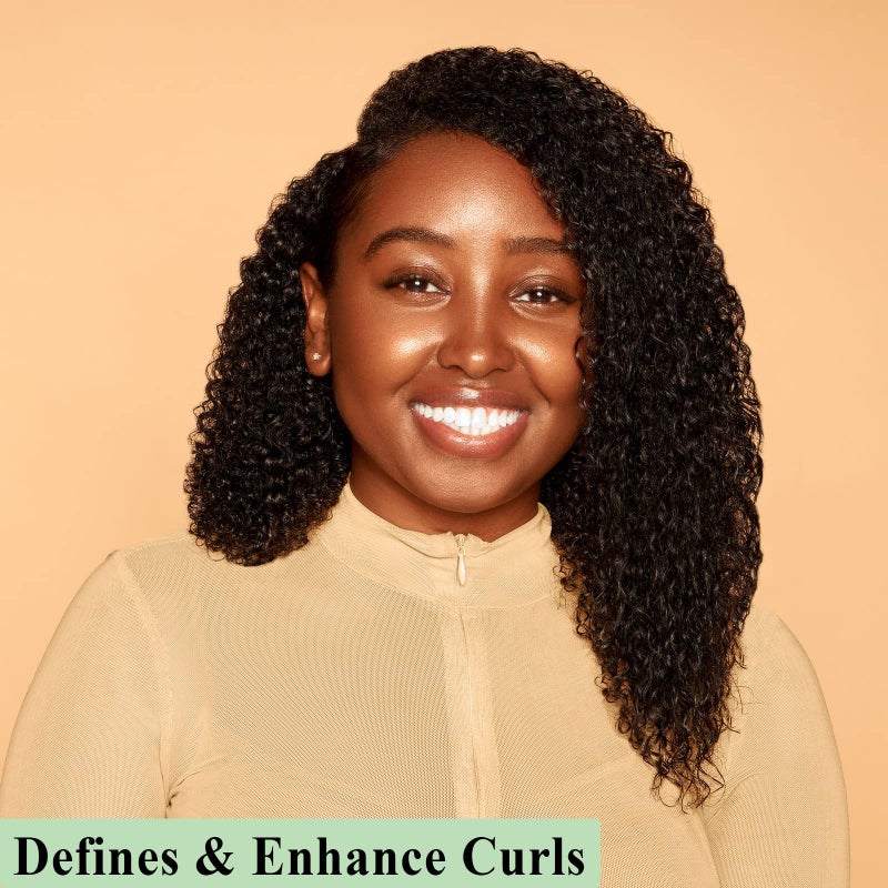 NaturAll Avocado & Kiwi Curl Defining Gel â€“ Strong Hold Curling Custard for Curly Hair â€“ Crunch Free Curls Activator & Enhancer â€“ Sulfate & Paraben Free 8 oz. - Image 3
