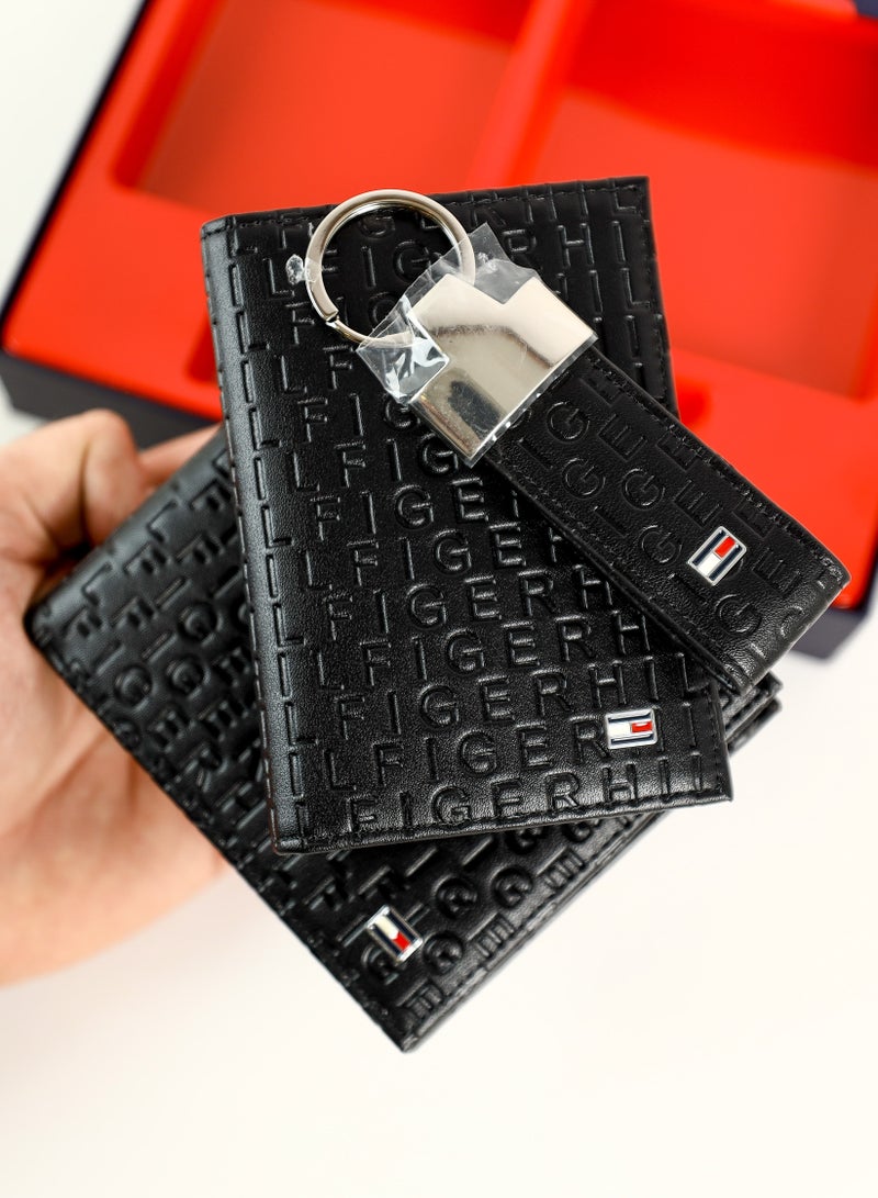Tommy Hilfiger Plus Tommy Hilfiger Wallet-Keychain-Card Holder Set - Image 1