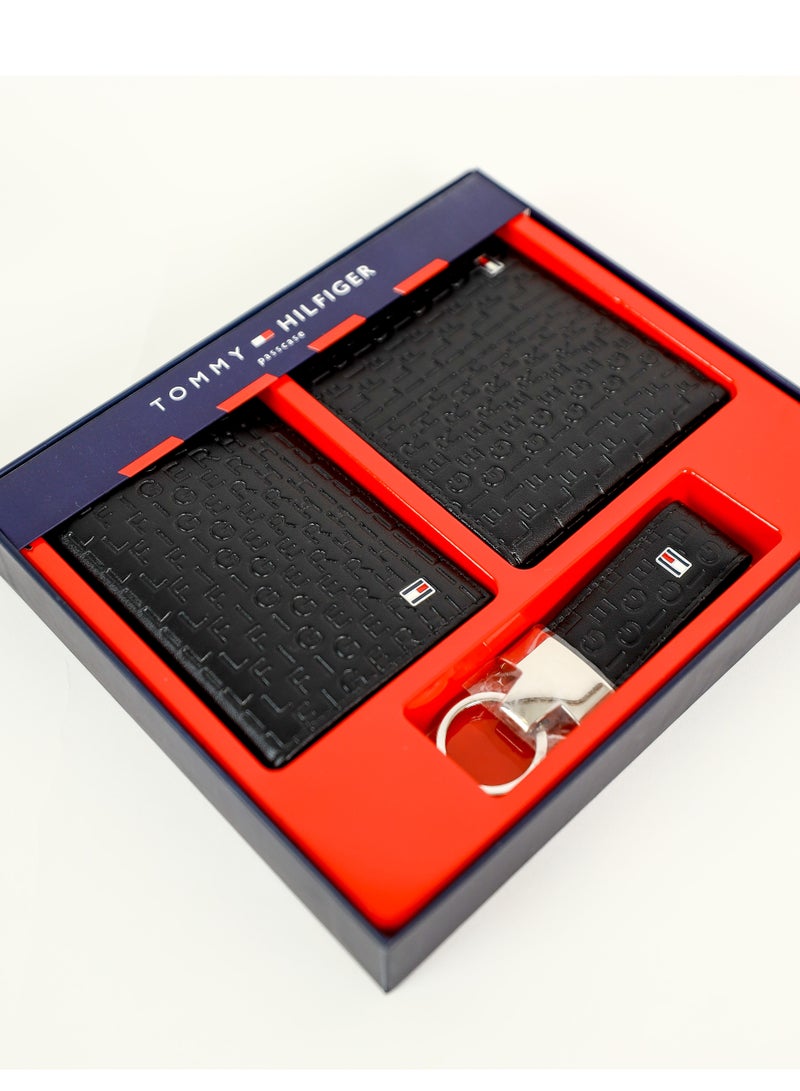 Tommy Hilfiger Plus Tommy Hilfiger Wallet-Keychain-Card Holder Set - Image 4