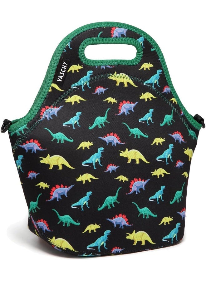 VASCHY Neoprene Insulated Lunch Bag Tote with Detachable Adjustable Shoulder Strap for Kids, Women - Image 1