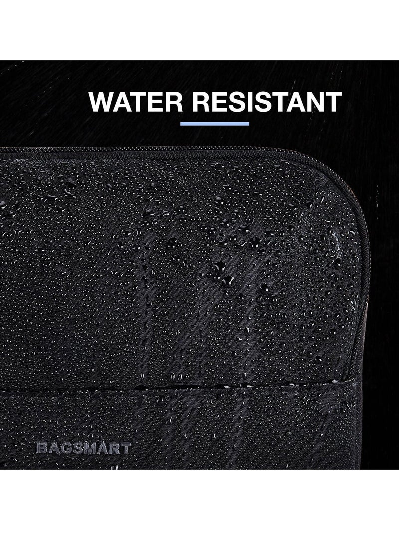 BAGSMART BAGSMART Travel Toiletry Bag for Men, Dopp Kit Water Resistant Shaving Bag for Toiletries Accessories, Black-Medium  - Image 4