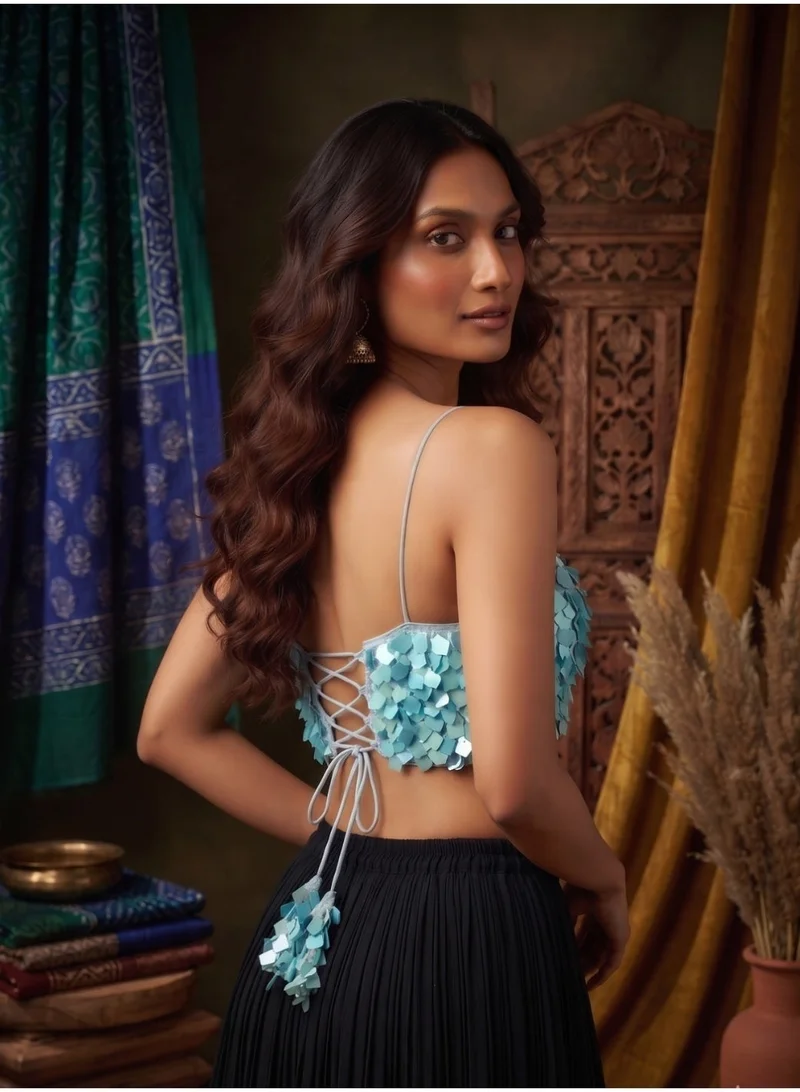 Nool  Samundar Scale Corset Blouse for Women | Best Price UAE