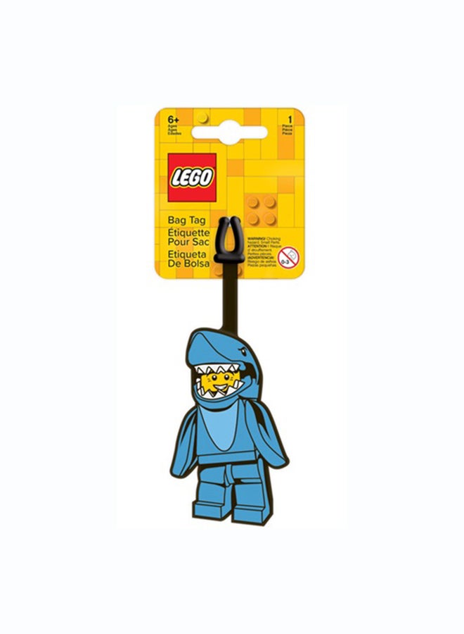 Lego IQ Bag Tag Shark Suit Guy