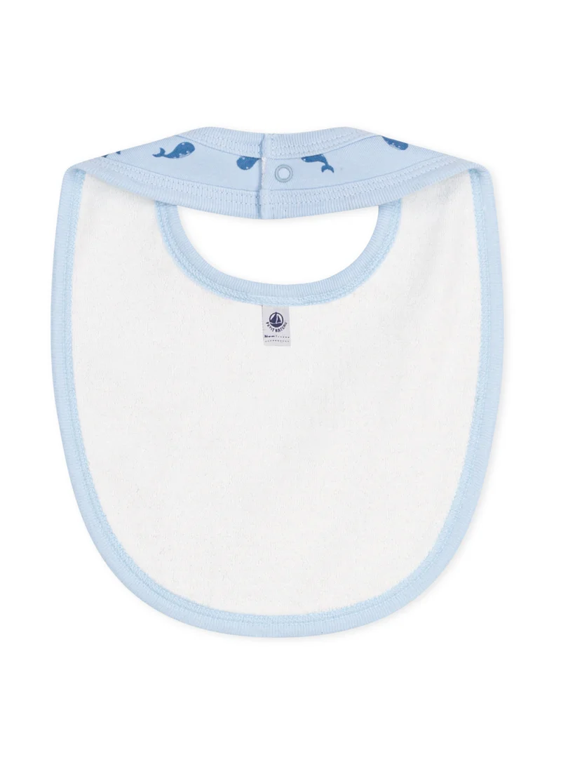 Petit Bateau Printed cotton newborn bib