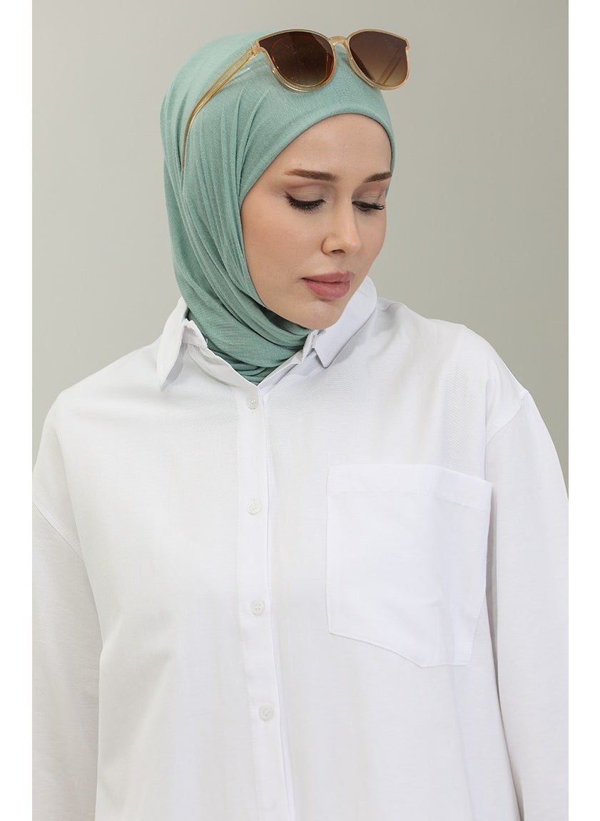 Sefa Merve Pocket Tunic 4805-02 White  - Image 3