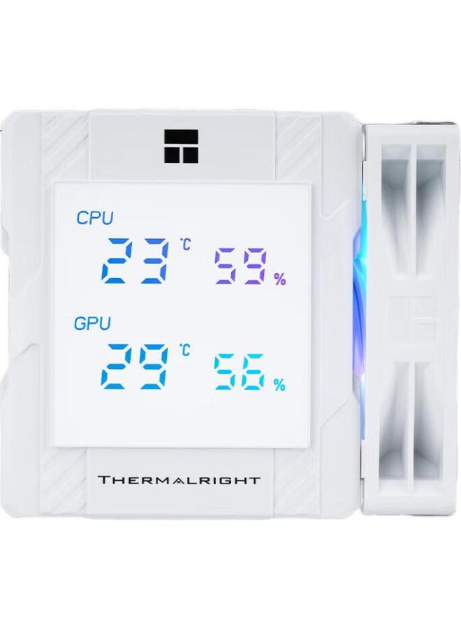 Thermalright Thermalright Peerless Assassin 120 Digital Argb White Cpu Air Cooler With Lcd Display Six Heatpipes Dual Tower White Heatsink - Image 1