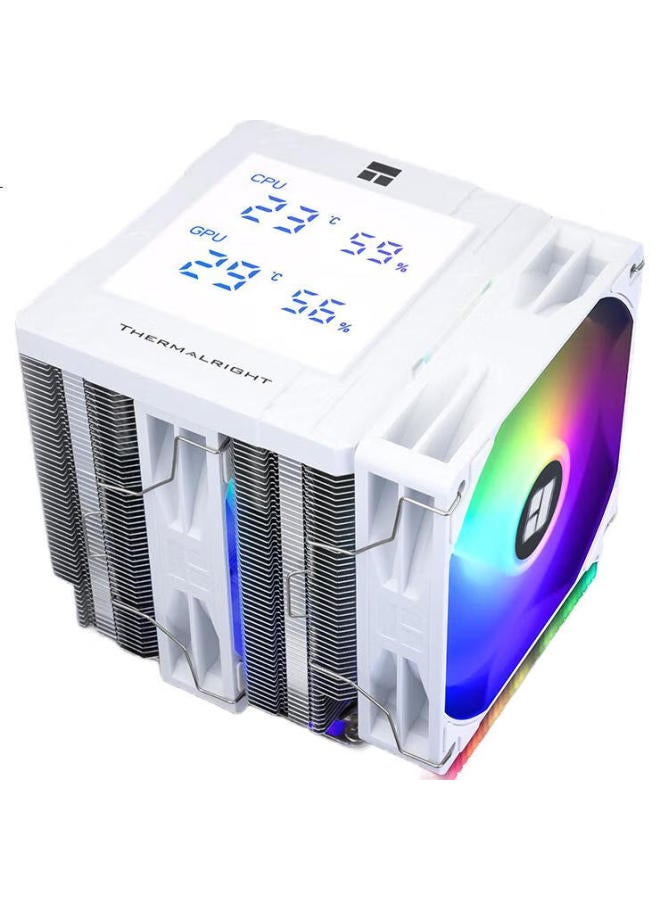 Thermalright Thermalright Peerless Assassin 120 Digital Argb White Cpu Air Cooler With Lcd Display Six Heatpipes Dual Tower White Heatsink - Image 3