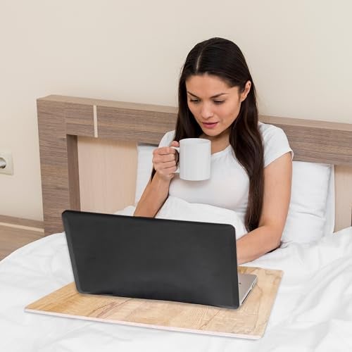 Eduway Multipurpose Wooden Drawing Board & Lap Board | Include 2 Clips for Holding Paper | Study Pad, Writing Pad for Keyboard & Laptop | Smooth Surface Plank for Students, Artists | Brown - 16x24 - Image 3