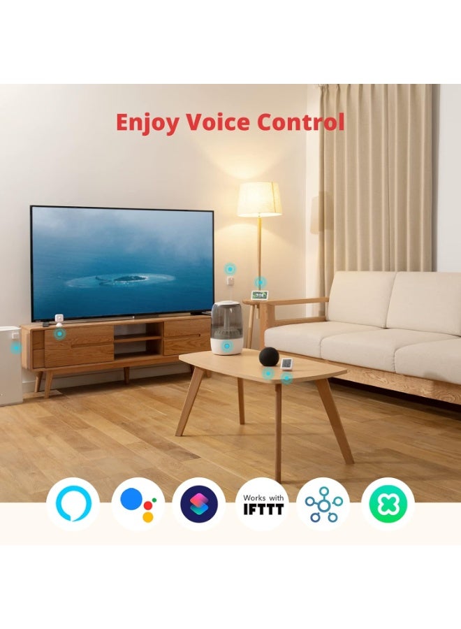 SwitchBot Universal Smart Remote Hub WiFi IR Controller for TV AC Fan Light Projector Compatible with Android & iOS - White - Image 4