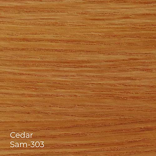 SamaN Interior One Step Wood Seal, Stain and Varnish – Oil Based Odorless Dye - Protection for Furniture and Fine Wood (Cedar SAM-303, 8 oz) - Image 3