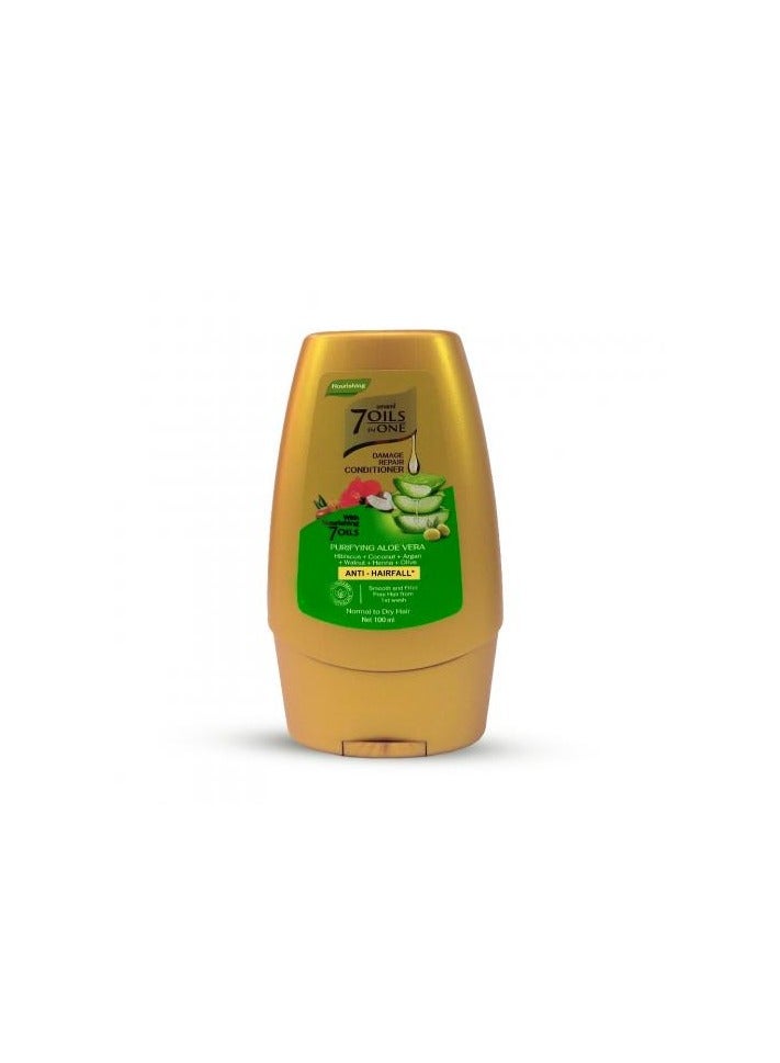 emami 7 Oil In One Damage Repair Conditioner Purifying Aloe Vera 100ml  - Image 1