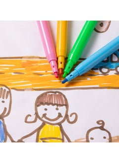 Deli Deli EC169-24 iSelect Felt Tip Pens – 24 Colors Set, Bright & Vibrant Ink, Soft Grip, Non-Toxic, Ideal for Drawing, Coloring, and Crafting.  - Image 5