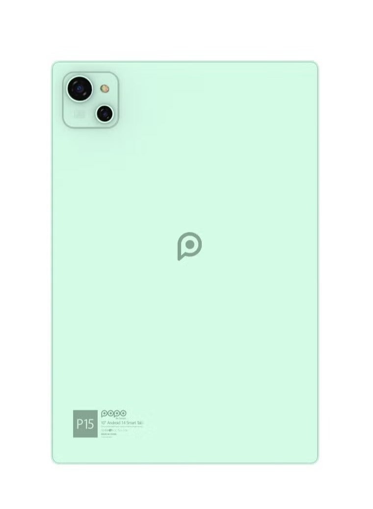 بوبو تابلت 5G P15 بشاشة  IPS LCD، مقاس 10بوصات  ذاكرة 8GB+512GB، نظام أندرويد، لون أخضر - Image 2
